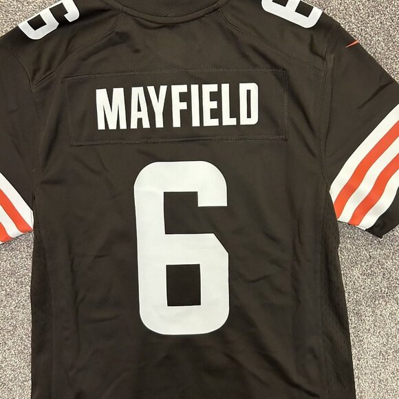 Nike Cleveland Browns NFL Mayfield #6 Football Jersey Youth Size M - NWT $85 - Picture 2 of 16